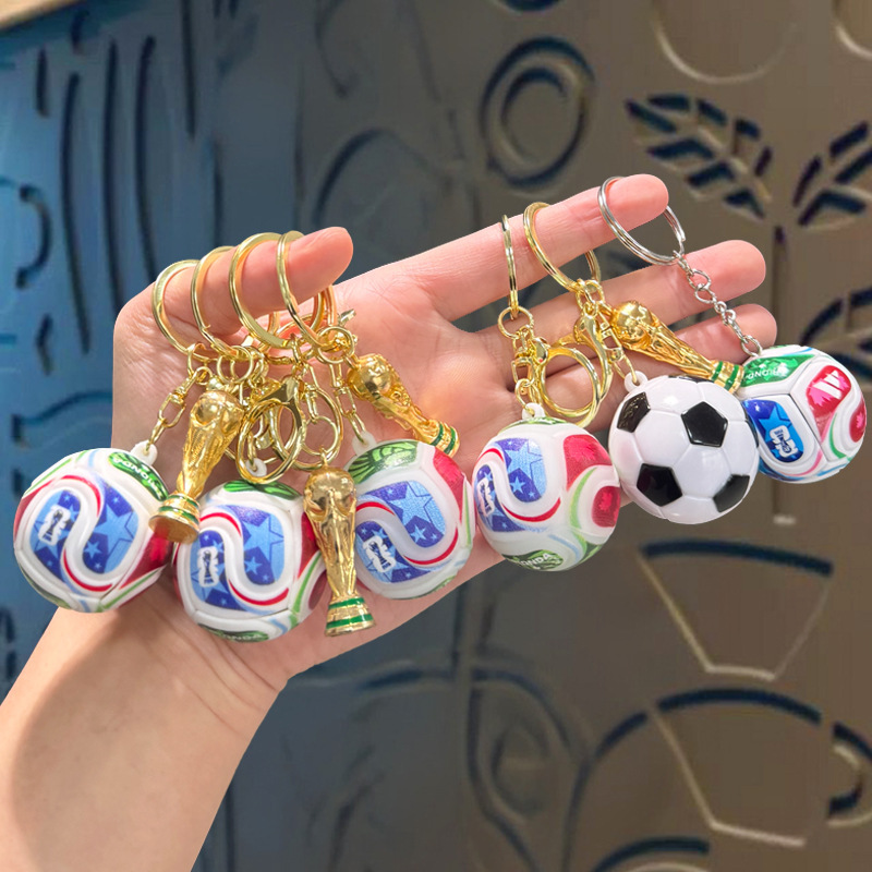 2026 World Cup Football Keychain Mascot Pendant Hercules Cup Ornament Sports Souvenir Fan Gift 2026 World Cup Football Keychain Mascot Pendant Hercules Cup Ornament Sports Souvenir Fan Gift