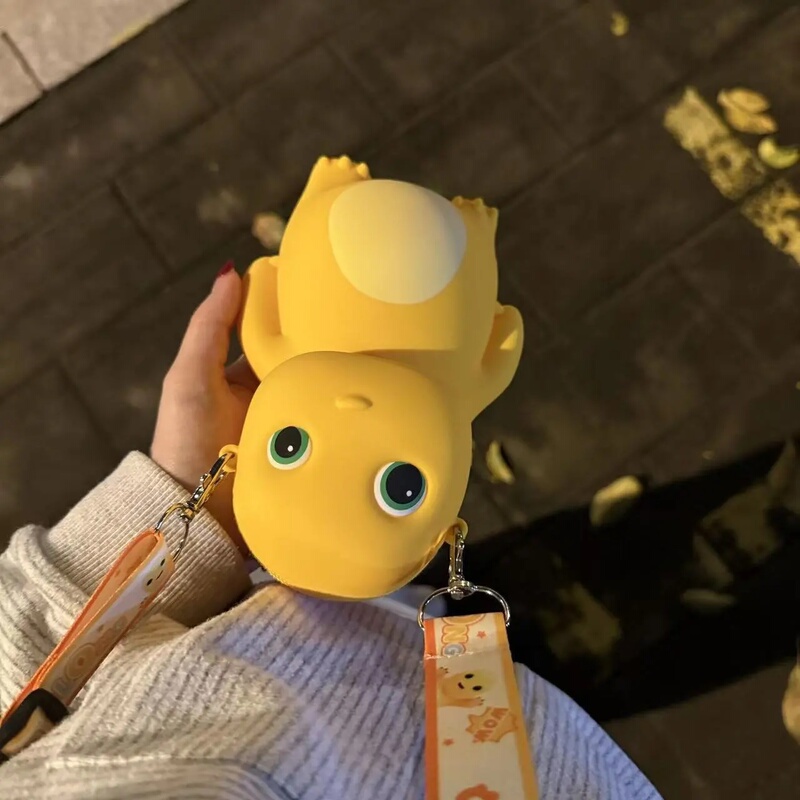 Milk Dragon Single Shoulder Crossbody Bag Cute Children's Coin Purse Crossbody Bag Adorable Mini Storage Travel Crossbody Bag Milk Dragon Single Shoulder Crossbody Bag Cute Children's Coin Purse Crossbody Bag Adorable Mini Storage Travel Crossbody Bag
