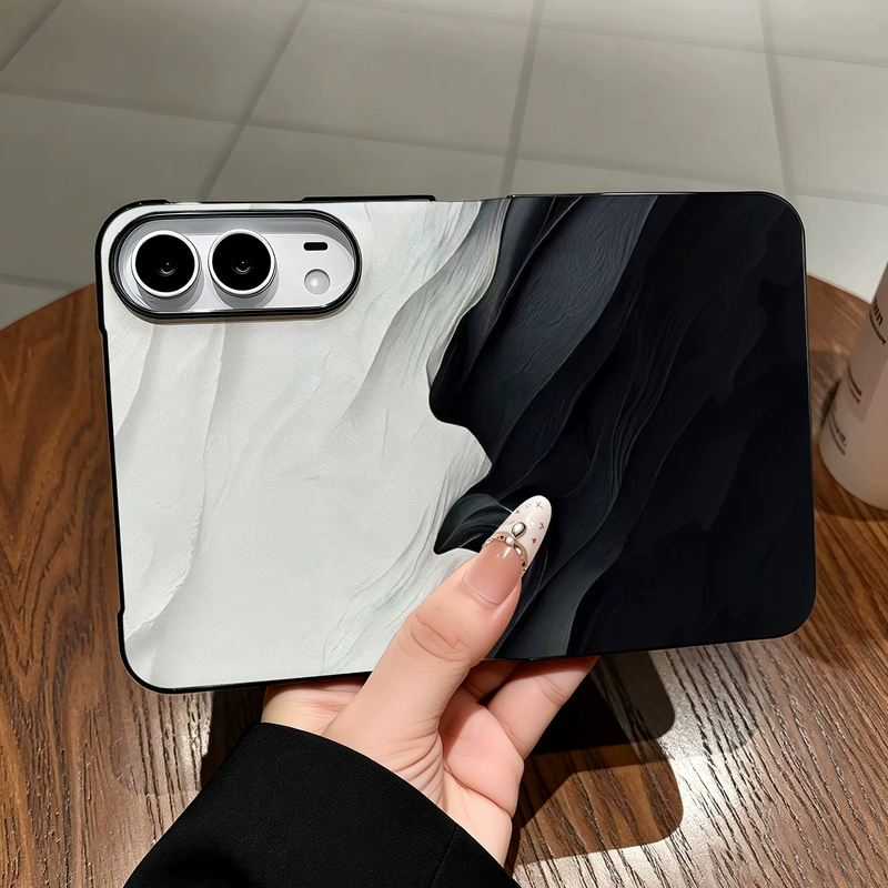Molang Shanhe Lambskin Leather Case for Apple iPhone Duo Foldable Screen Phone, High-End Feel, 18Fold Full Cover Sleep Flip Cover, 18Ultra Light Luxury Wireless Magnetic Ring Anti-Drop Protective Case Molang Shanhe Lambskin Leather Case for Apple iPhone Duo Foldable Screen Phone, High-End Feel, 18Fold Full Cover Sleep Flip Cover, 18Ultra Light Luxury Wireless Magnetic Ring Anti-Drop Protective Case
