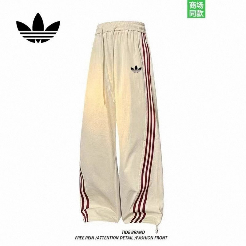 Outlet Discount Three-Stripe Sports Wide-Leg Pants Spring and Summer New Style Unisex Loose Thin Straight Pants Couple Pants Outlet Discount Three-Stripe Sports Wide-Leg Pants Spring and Summer New Style Unisex Loose Thin Straight Pants Couple Pants