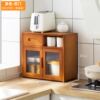 Kitchen storage rack multi-functional multi-layer seasoning storage rack dish storage cabinet cupboard supplies household collection
