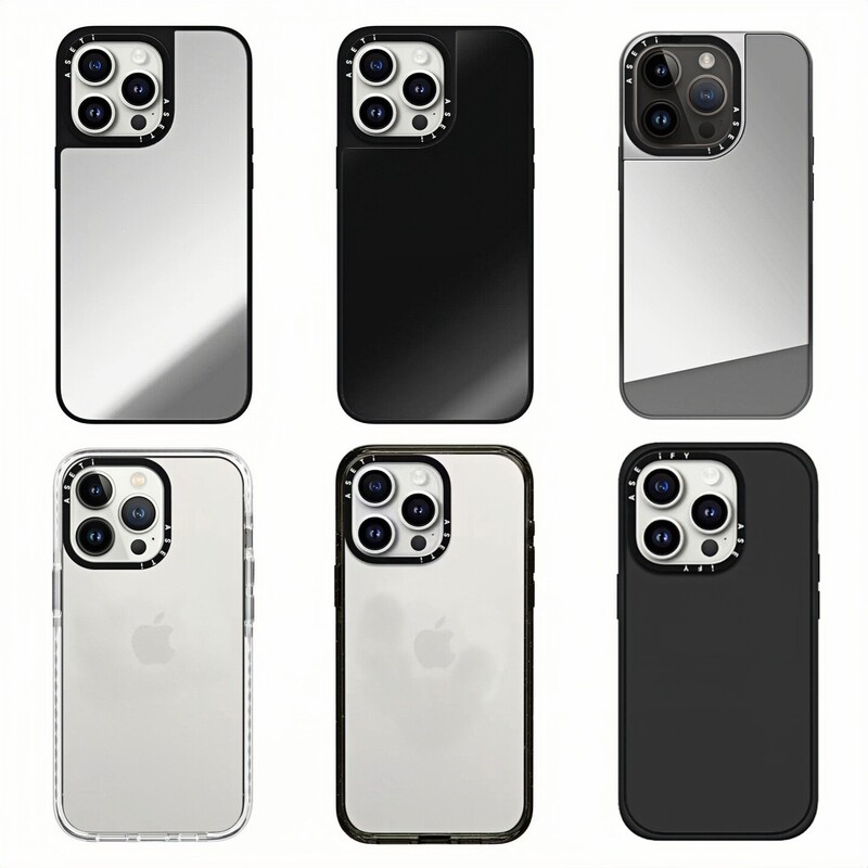 C Brand Huaqiangbei Style Phone Case Suitable for Apple 18Promax/17/16Plus/15/14Pro, Mirror Finish, Frosted Transparent, Three Styles, Full Protection, Anti-Drop, Simple and High-End Couple Protective Case C Brand Huaqiangbei Style Phone Case Suitable for Apple 18Promax/17/16Plus/15/14Pro, Mirror Finish, Frosted Transparent, Three Styles, Full Protection, Anti-Drop, Simple and High-End Couple Protective Case