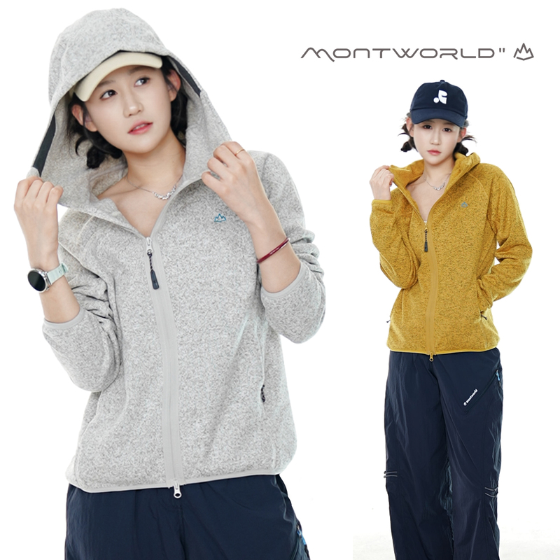 【Mountain Realm】Cold-Resistant, Heat-Retaining, Windproof Autumn and Winter Couple's Outdoor Wear-Resistant Hooded Fleece Jacket 6903