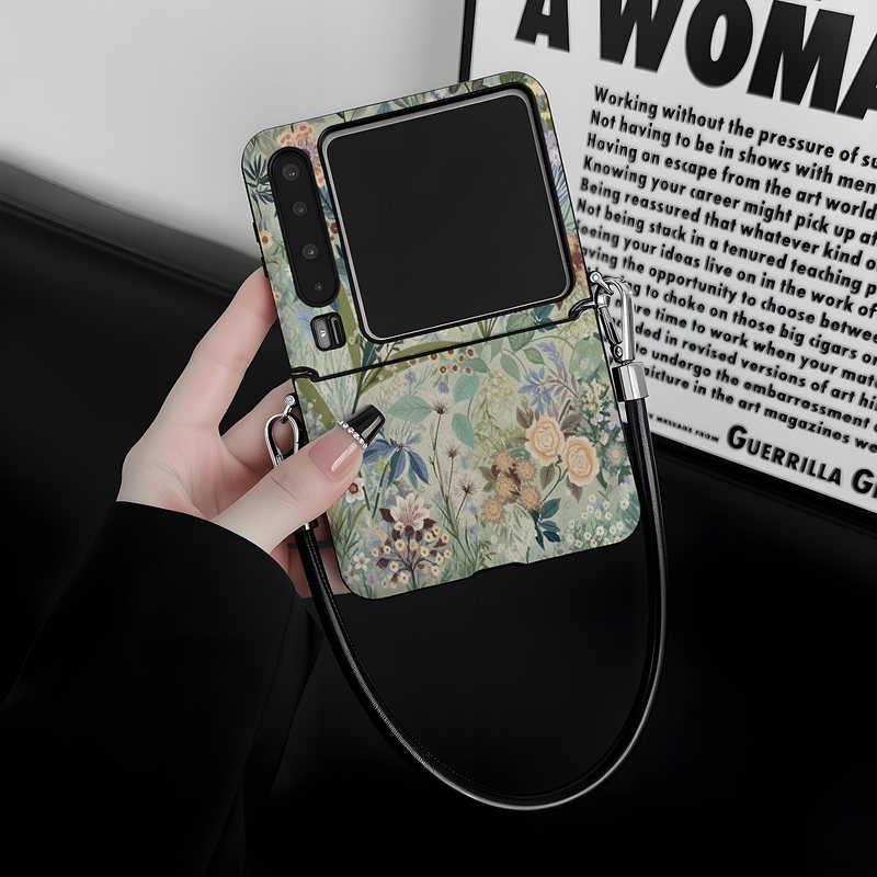 Green Floral Fragrance Suitable for Huawei Pura X Max Phone Case, Foldable Screen Pura X New Collection High-End Center Axis Protective Sleeve, Leather Texture Bracelet, Premium Feel, Female Lanyard, Full Coverage Anti-Drop Protective Case Green Floral Fragrance Suitable for Huawei Pura X Max Phone Case, Foldable Screen Pura X New Collection High-End Center Axis Protective Sleeve, Leather Texture Bracelet, Premium Feel, Female Lanyard, Full Coverage Anti-Drop Protective Case