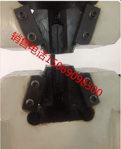 Jinan Factory 60 tons testing machine plate fixture bar fixture bar fixture testing machine accessories flat jaw fixture