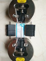 Plastic sheet stretch fixture slope jaw rotary fixture hand disc fixture single handle fixture