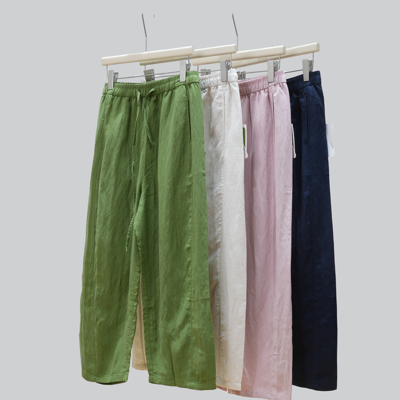 Kongjia New Summer Casual Pants for Women, Loose Fit, Slimming, Versatile, Casual Pants with a High-End Feel 7788