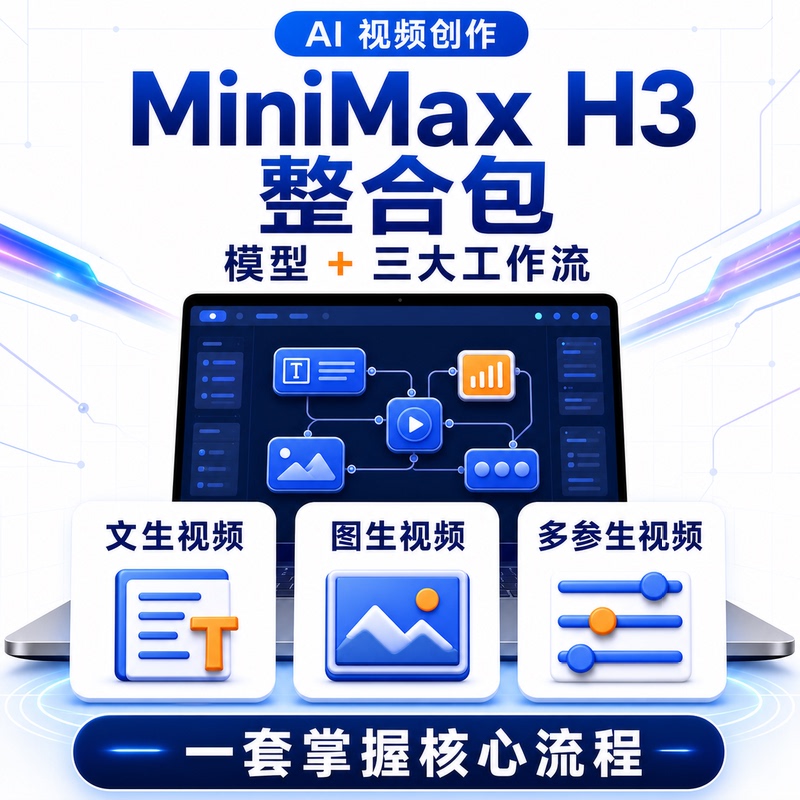 Minimaxh3 Three Major Workflow Integration Packages: Text, Image, Video, Multi-Parameter Video, Comfyui Workflow