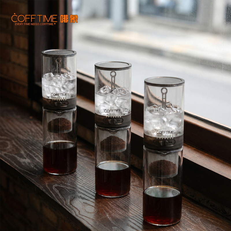 Cofftime Cold Brew Pot Drip-Type Cold Brew Cup Ice Drip Coffee Pot Cold Brew Cup Hand-Brewed Home Portable Cofftime Cold Brew Pot Drip-Type Cold Brew Cup Ice Drip Coffee Pot Cold Brew Cup Hand-Brewed Home Portable
