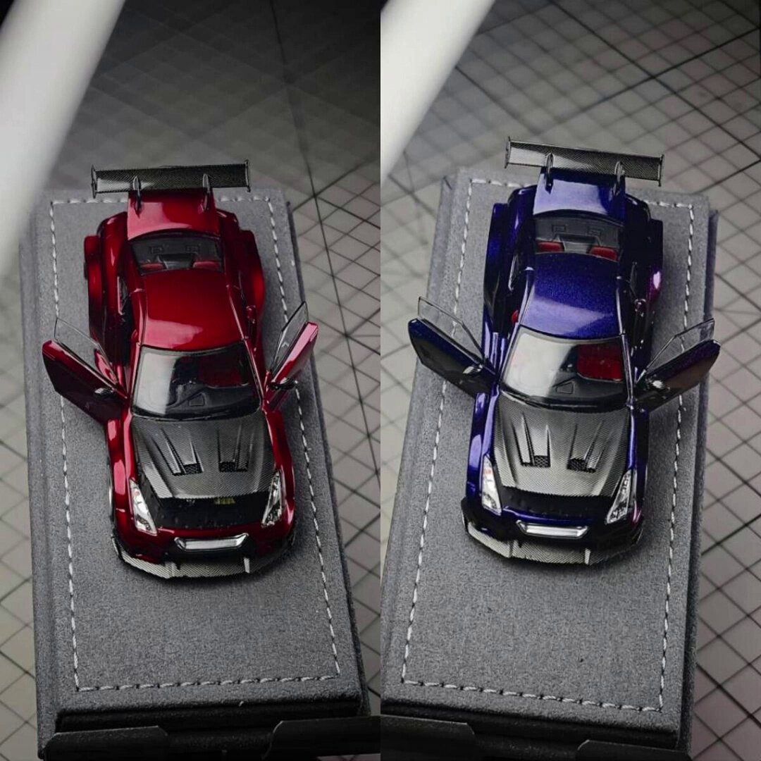 哇！AOC 1:64 日产GTR R35 RR全开合金车模来袭(๑•̀ㅂ•́)و✧_火车_淘宝