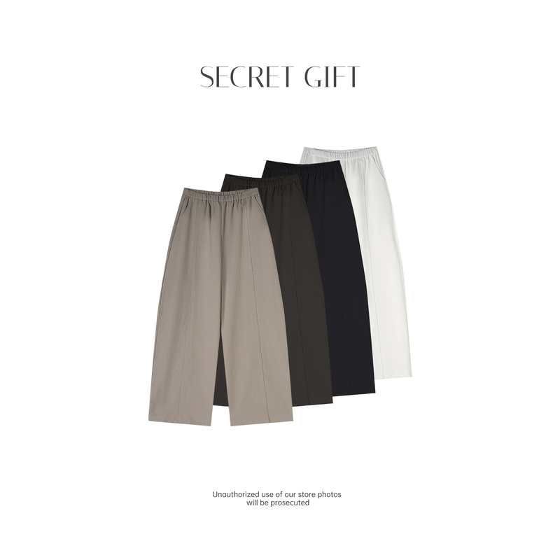 【Lao S Lai Si】【Wearable in Spring, Summer, and Autumn】Harem Pants, Wrinkle-Resistant and Easy to Care For, Flattering and Slimming Magic Pants