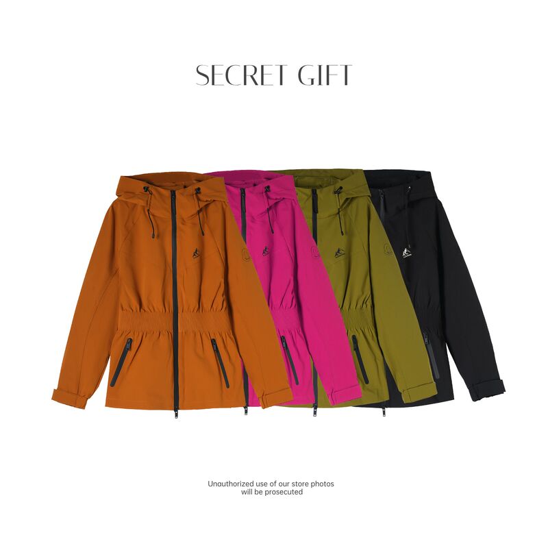 [Restored after Broadcast 399] [Same Style as in Store] Outdoor Five-Proof Hooded Jacket with Adjustable Waist
