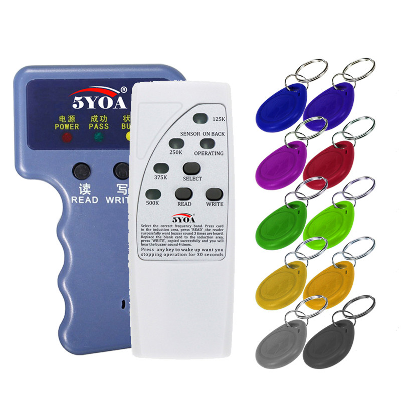 ID replicator reader-writer access control card reader ID card community property elevator card attendance card white multi-frequency model