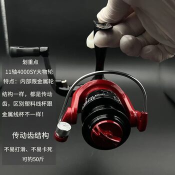 Gap-free fishing reel, all-metal rocker arm fishing reel, sea rod wheel, fish wheel, sea rod spinning wheel, deep line cup, shallow anchor fish