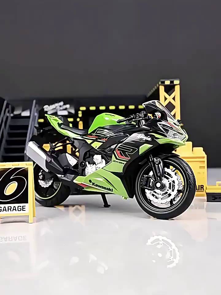1/12川崎Ninja ZX-R摩托车模型！这车模太帅了！！_火车_淘宝游戏网