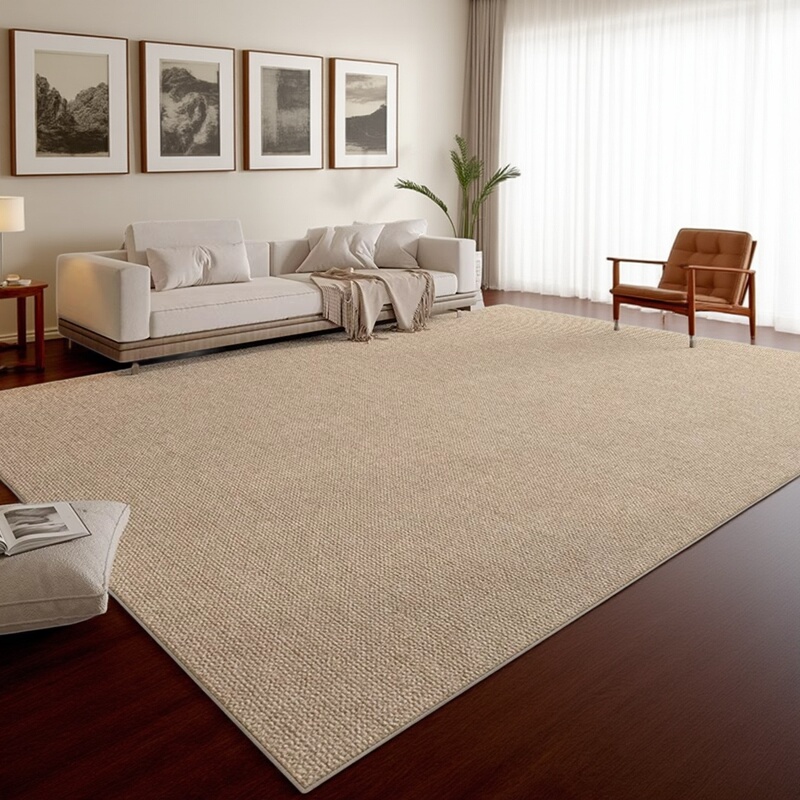 2026 New Model New Chinese-Style Carpet for Living Room, Vintage Style, Solid Color, Light Luxury, High-End Feel, Stain-Resistant, Easy to Care For, No-Wash, Wipeable 2026 New Model New Chinese-Style Carpet for Living Room, Vintage Style, Solid Color, Light Luxury, High-End Feel, Stain-Resistant, Easy to Care For, No-Wash, Wipeable