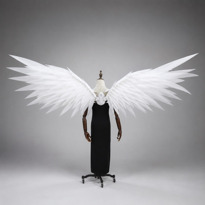 Angel Wings Electric Wings White Feather Back Decoration Dreamy Atmosphere Flapping Wings Costume Cosplay Props for Women Angel Wings Electric Wings White Feather Back Decoration Dreamy Atmosphere Flapping Wings Costume Cosplay Props for Women