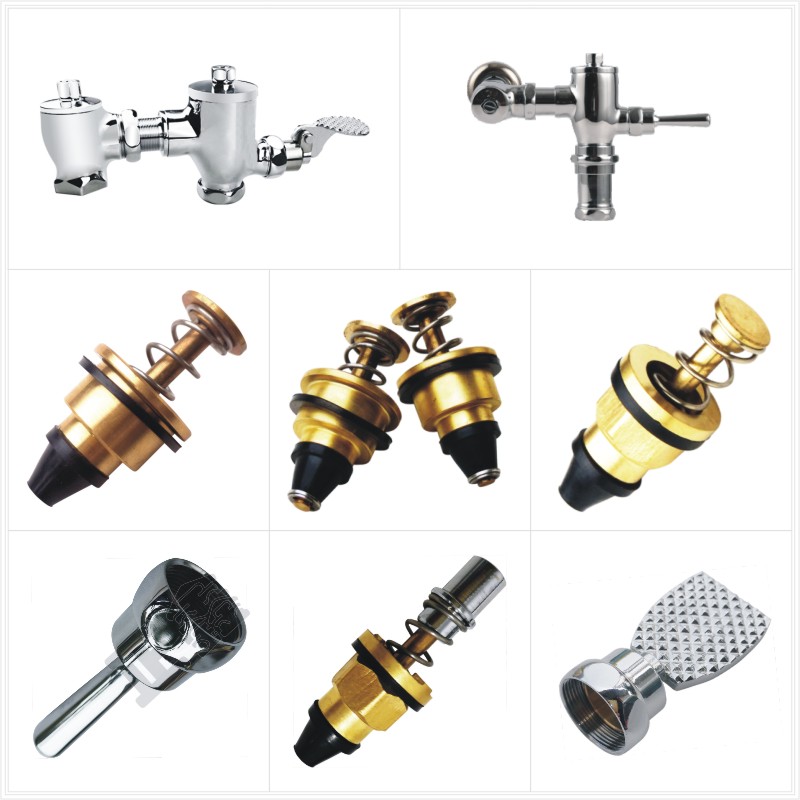 Suitable for HCG and into the foot hand press flush valve accessories valve core CF636NT637CT push rod siphon