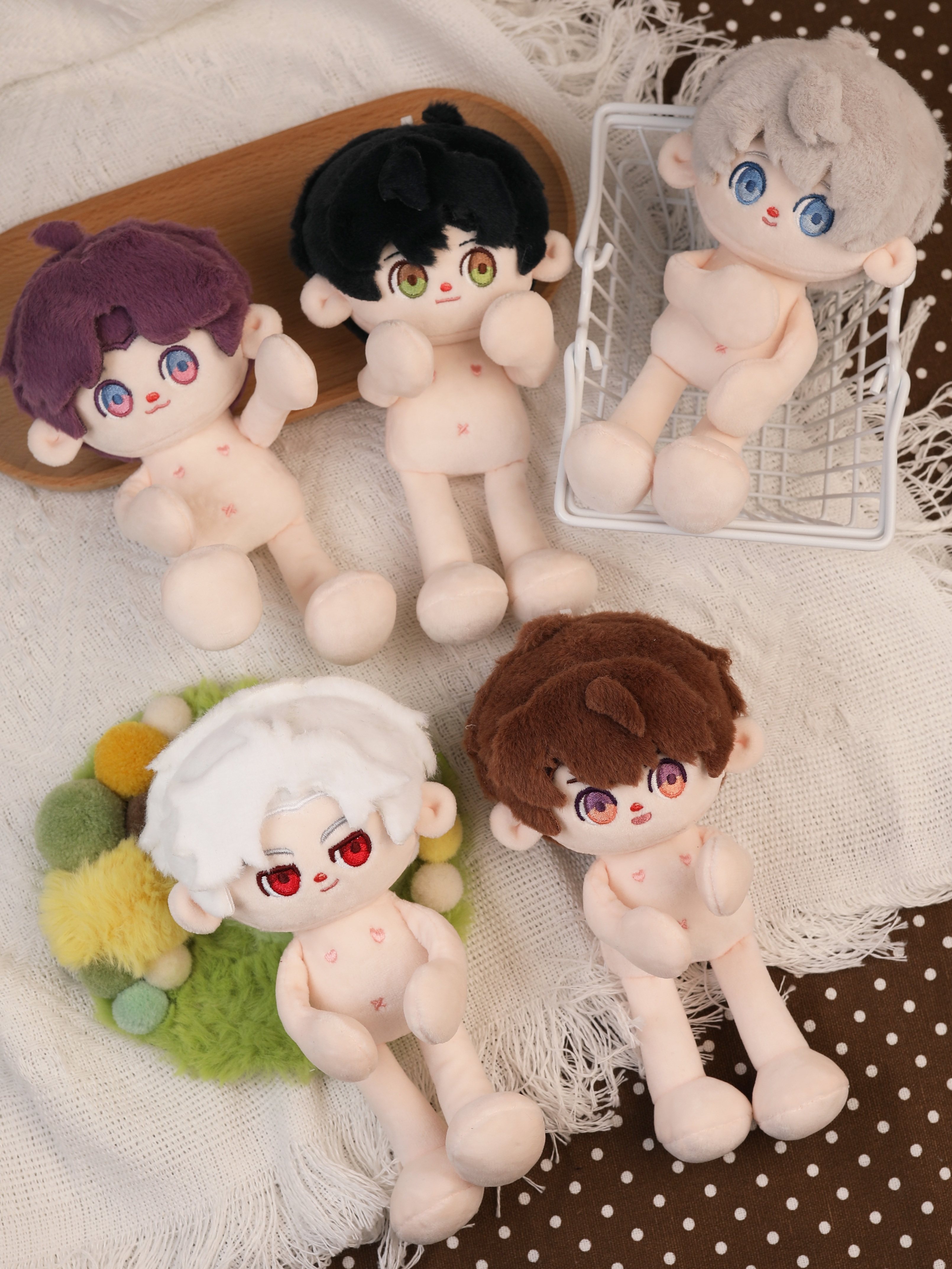 Love and Deepspace Fan-Made 7.09 in Hammer-Body Plush Dolls