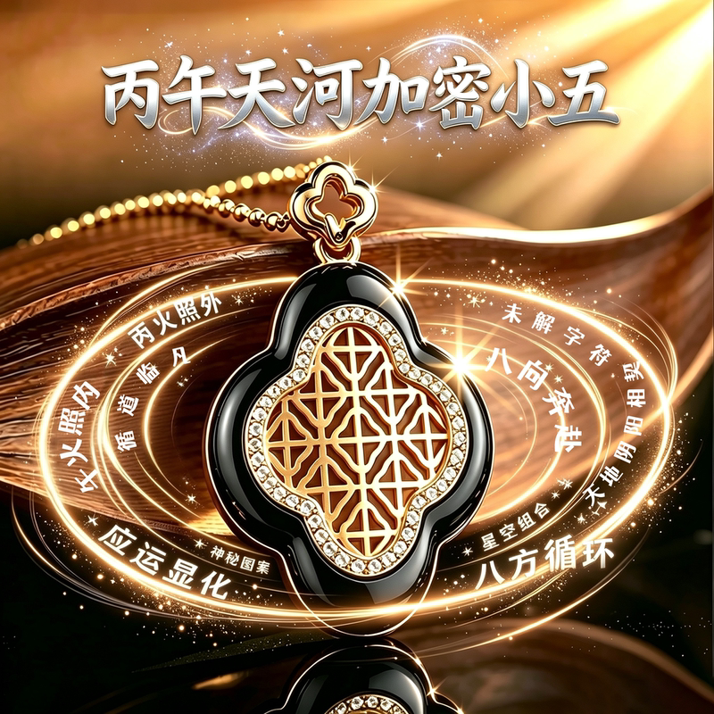 【Xiongjia Jewelry】Original Design Pendant Bracelet Single-Circle Dzi Bead Bracelet for Women, Suitable as a Gift