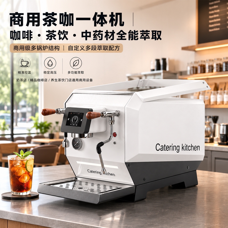 Ck-008 Commercial Tea and Coffee All-In-One Machine Dual System T3 Multi-Boiler Temperature Control New Chinese-Style Tea Drink Hot and Cold Dual Extraction Ck-008 Commercial Tea and Coffee All-In-One Machine Dual System T3 Multi-Boiler Temperature Control New Chinese-Style Tea Drink Hot and Cold Dual Extraction