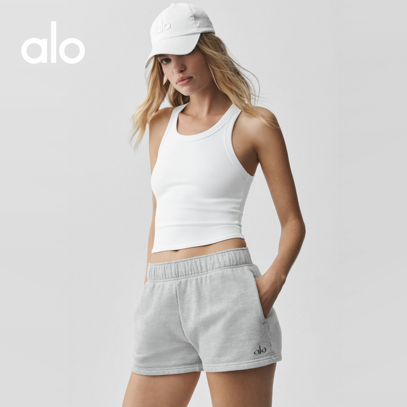 Alo｜Women's Goddess Short Ribbed Sports Yoga Casual Tank Top