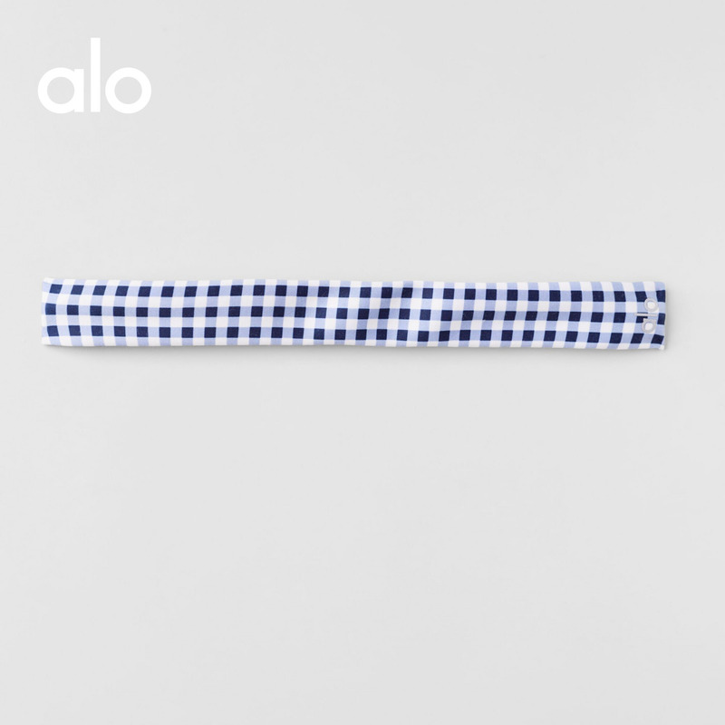 Alo|Women's Airlift so Smooth Sports Training Casual Fashion Plaid Headband Alo|Women's Airlift so Smooth Sports Training Casual Fashion Plaid Headband