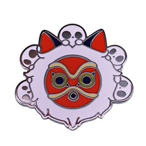 Princess Mononoke Mask Badge