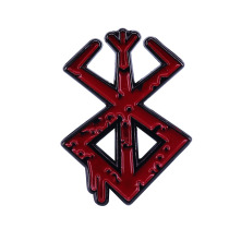 Japanese anime sword style legend logo badge