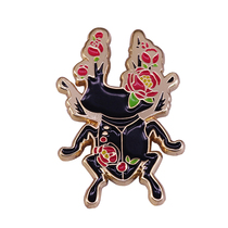 Deer Flower Beetle Insect Brooch