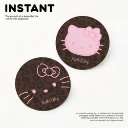 Powder Coco Kitty Cat Car Coaster Hit Style Insulation Mat Coffee Mat Cute Car Good Leather Coaster
