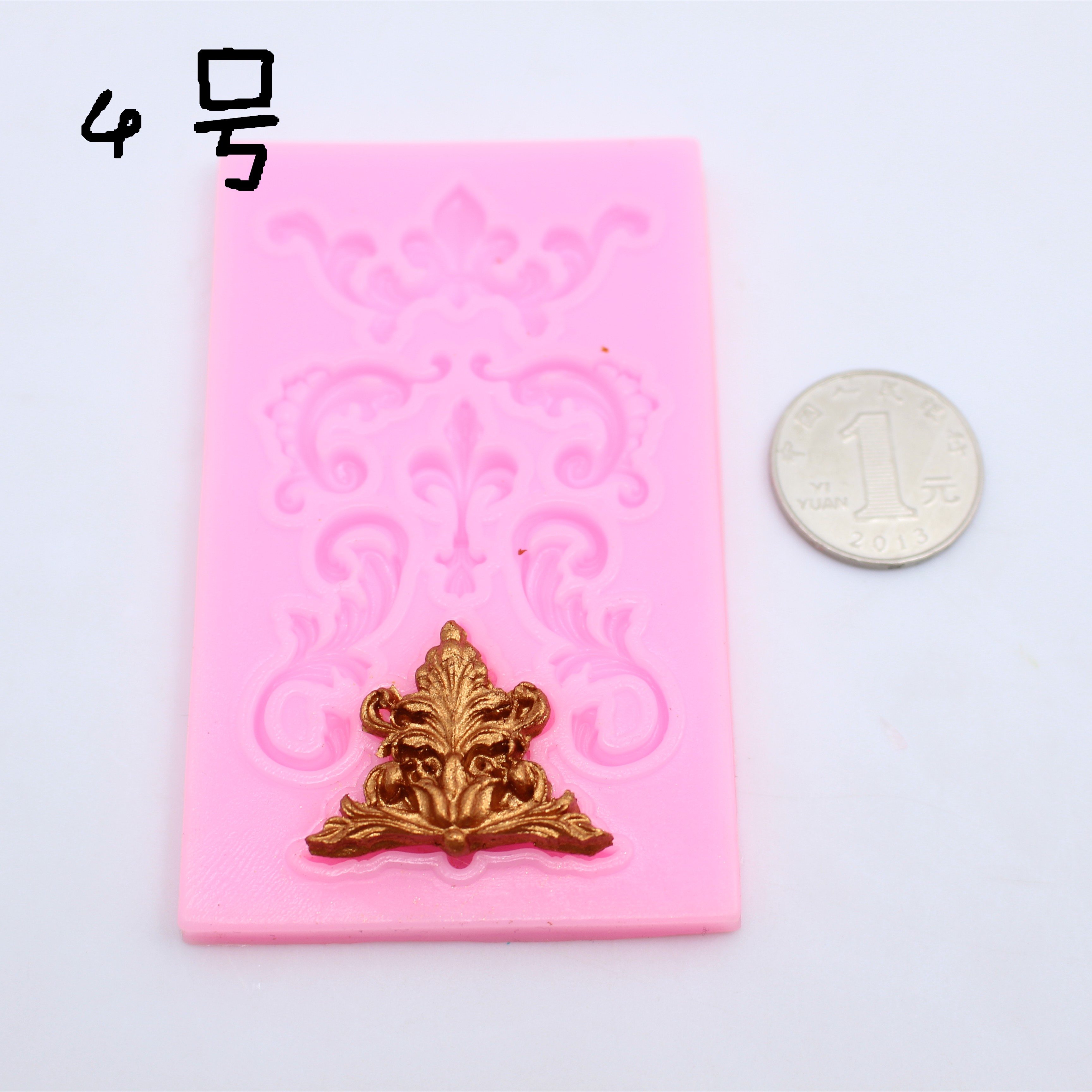 [墨 叔] Đất sét siêu nhẹ Fondant Epoxy có sẵn Khuôn phù điêu tuyệt đẹp châu Âu 10 tùy chọn - Tự làm khuôn nướng khay làm bánh