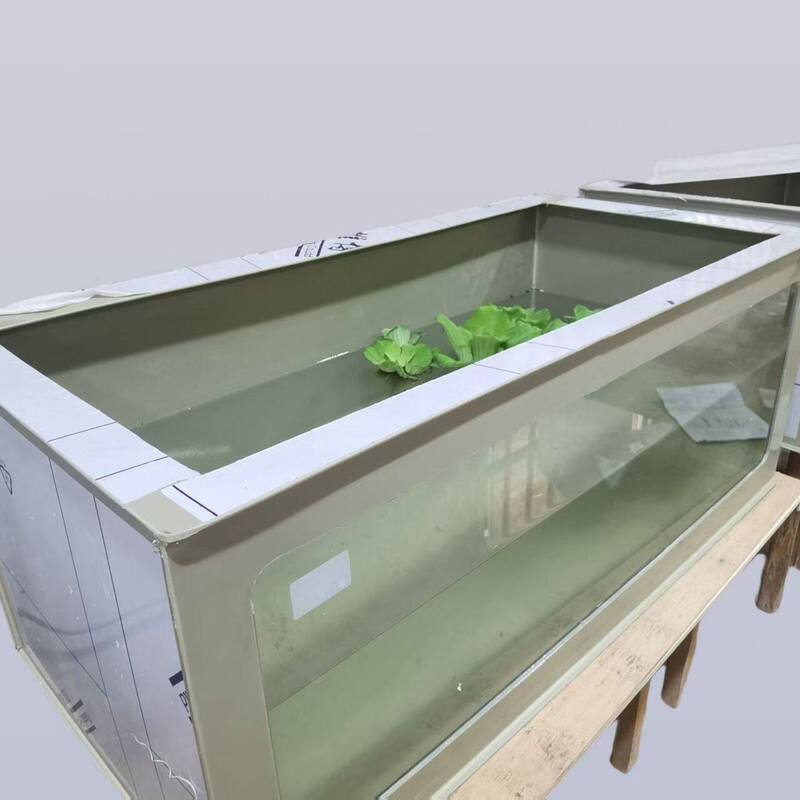 Pp Board Lightweight High-Definition Transparent Tempered Glass Turtle Tank Turtle Pond Fish Tank Fish Pond for Home Balcony with Drainage
