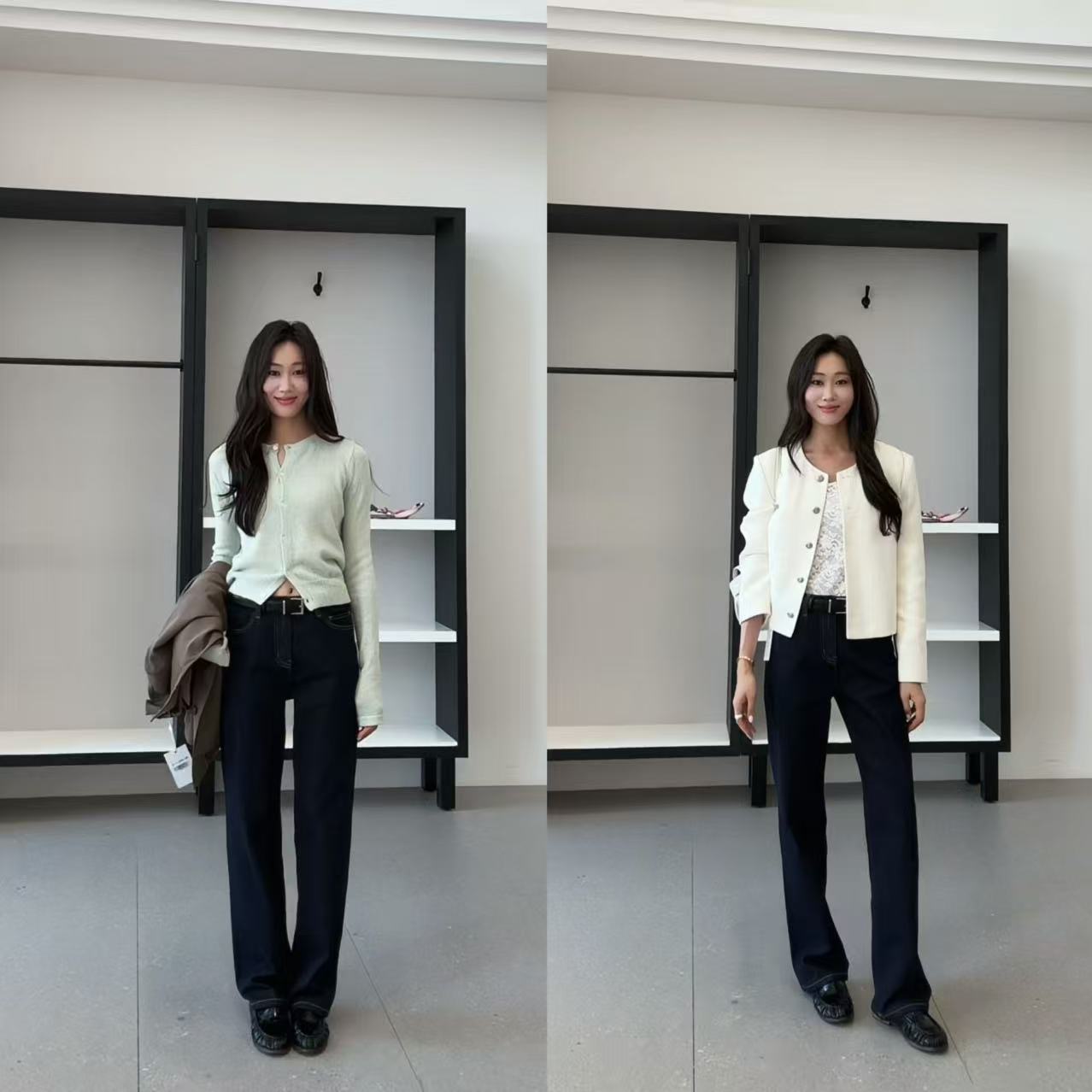 9.10 Leg Expert! Keep it for everyone! Straight-leg jeans for women, slimming high-waisted pants, casual versatile floor-length pants