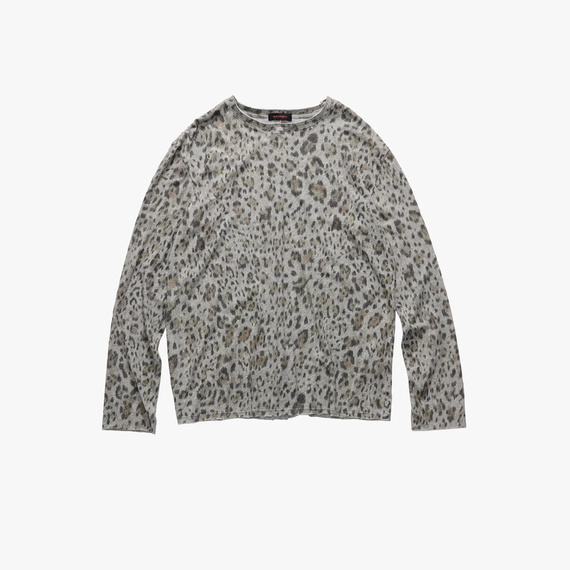 Ottnev Crisp Leopard Ls Leopard Print High-Twist Cotton Lightweight Long Sleeves Ottnev Crisp Leopard Ls Leopard Print High-Twist Cotton Lightweight Long Sleeves