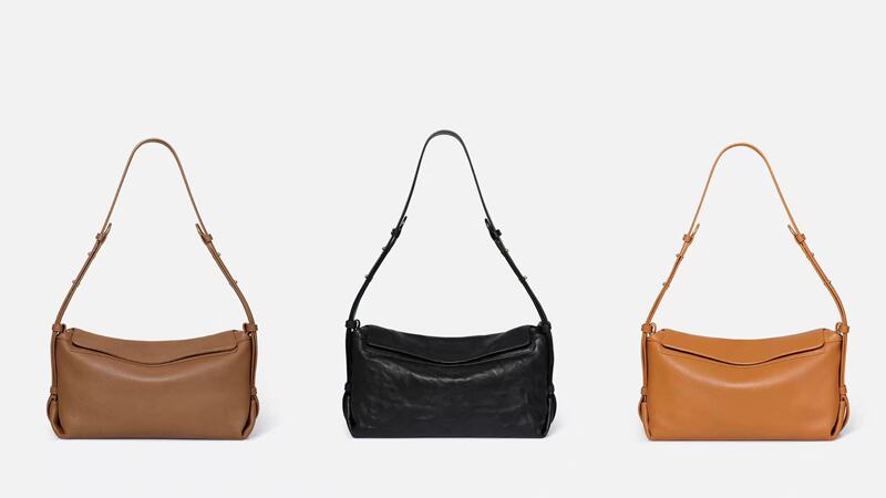 [Same Style as Zhu Zhu] Baby Tree Milk Carton Bag, Vegetable-Tanned Leather Commuter Shoulder Crossbody Pillow Bag, Underarm Bag