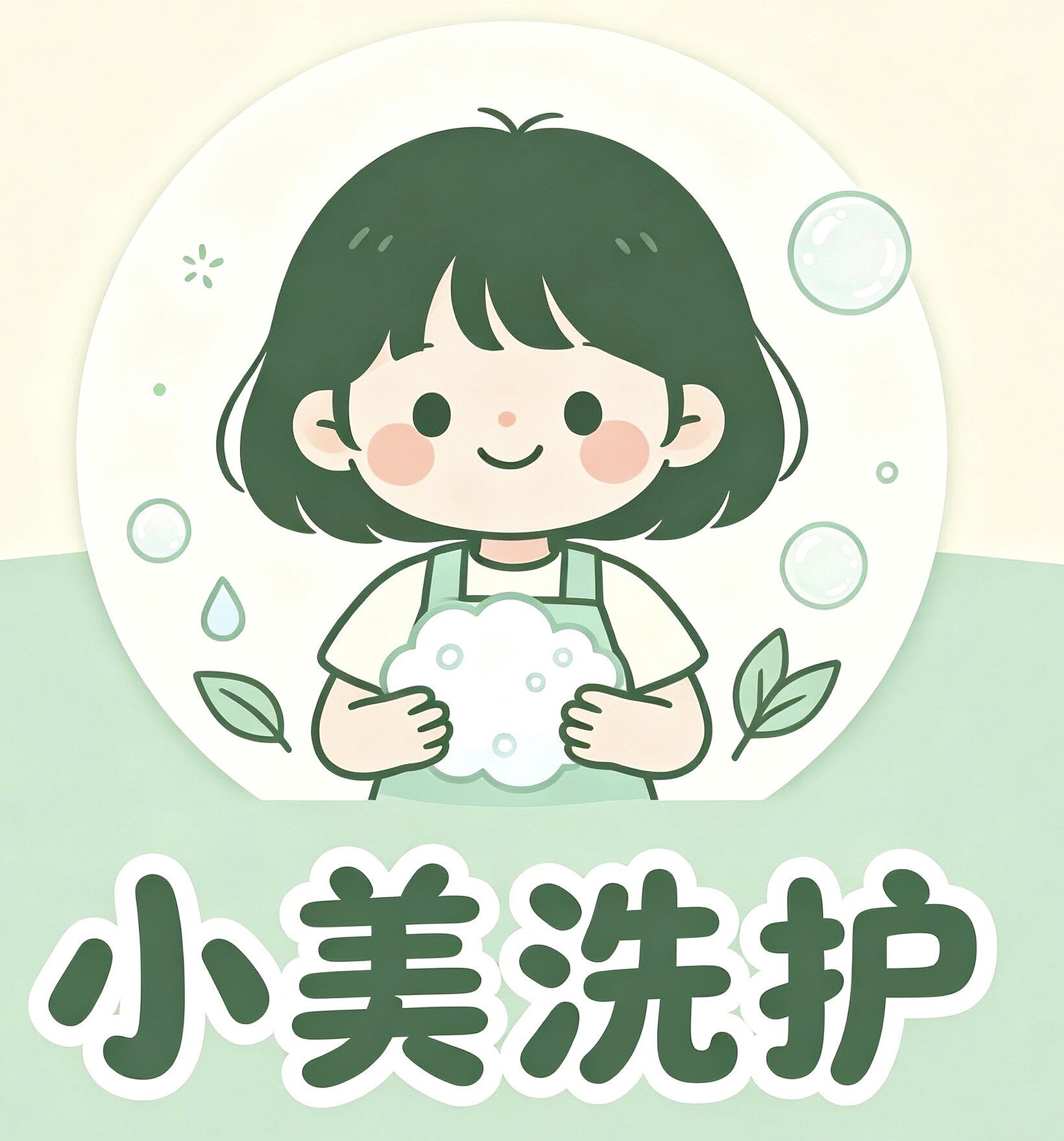 小美洗护的LOGO