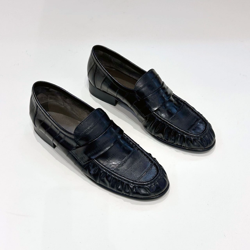 【Beauty Bureau】Eel Shoes | Retro British Style Comfortable Loafers Lwarsj061 【Beauty Bureau】Eel Shoes | Retro British Style Comfortable Loafers Lwarsj061