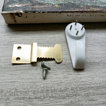 Large photo frame metal hidden hook oil painting frame strong load-bearing hardware accessories wall hanging traceless nails hanging picture nails without punching