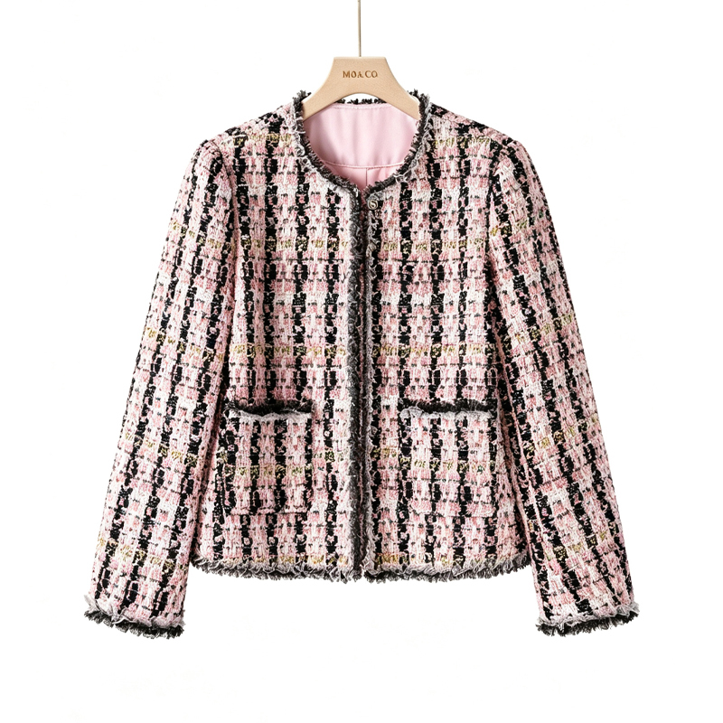 【Note the Washing Instructions】Customized Fabric! Chanel-Style Jacket~Mqa5705 【Note the Washing Instructions】Customized Fabric! Chanel-Style Jacket~Mqa5705