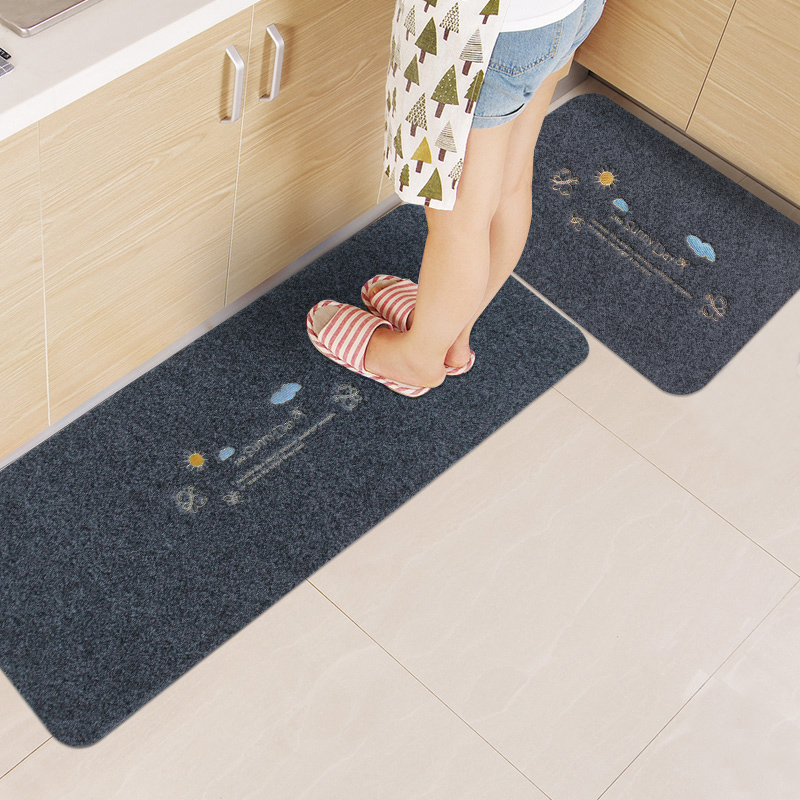 Usd 19 41 Kitchen Floor Mats Long Absorbent Oil Non Slip Mat Anti Kitchen Floor Mats Long Absorbent Oil Non Slip Mat Anti Home Full Easy To Take Care Of The Carpet Door Into