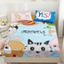 Giường trẻ em 笠 cotton đơn mảnh hoạt hình nệm bông nệm 1,2m1,5 mét chống trượt Simmons bảo vệ giường 1.8 - Trang bị Covers Ga phủ giường Trang bị Covers