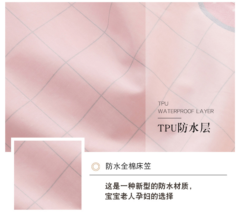 Chất liệu cotton chống thấm giường 笠 một mảnh cotton thoáng khí trải giường thoáng khí 1.8m Simmons nệm tấm trải giường Ga phủ giường là gì