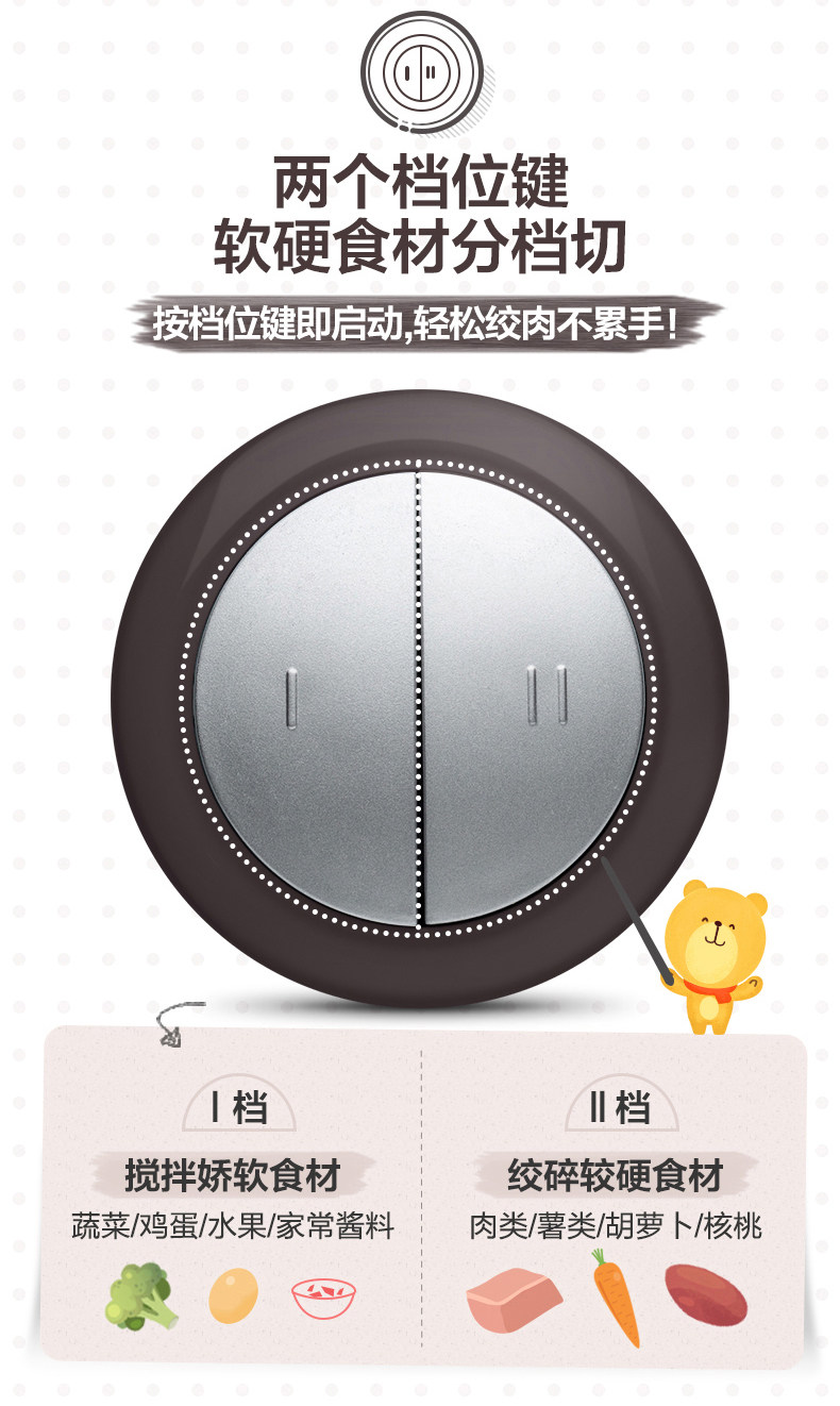 小熊 第四代全钢绞肉机 2L 图12