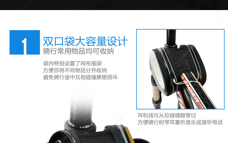 Sacoche pour vélo mixte VSHENG - Ref 2228774 Image 12