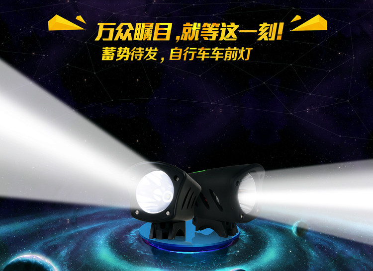 Lumière vélo MINAS - phare - Ref 2398057 Image 7