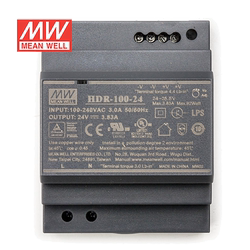 Mean Well Hdr Rail Power Supply 15/30/60/100/150W Dc 5/12/15/24/48V Output Voltage