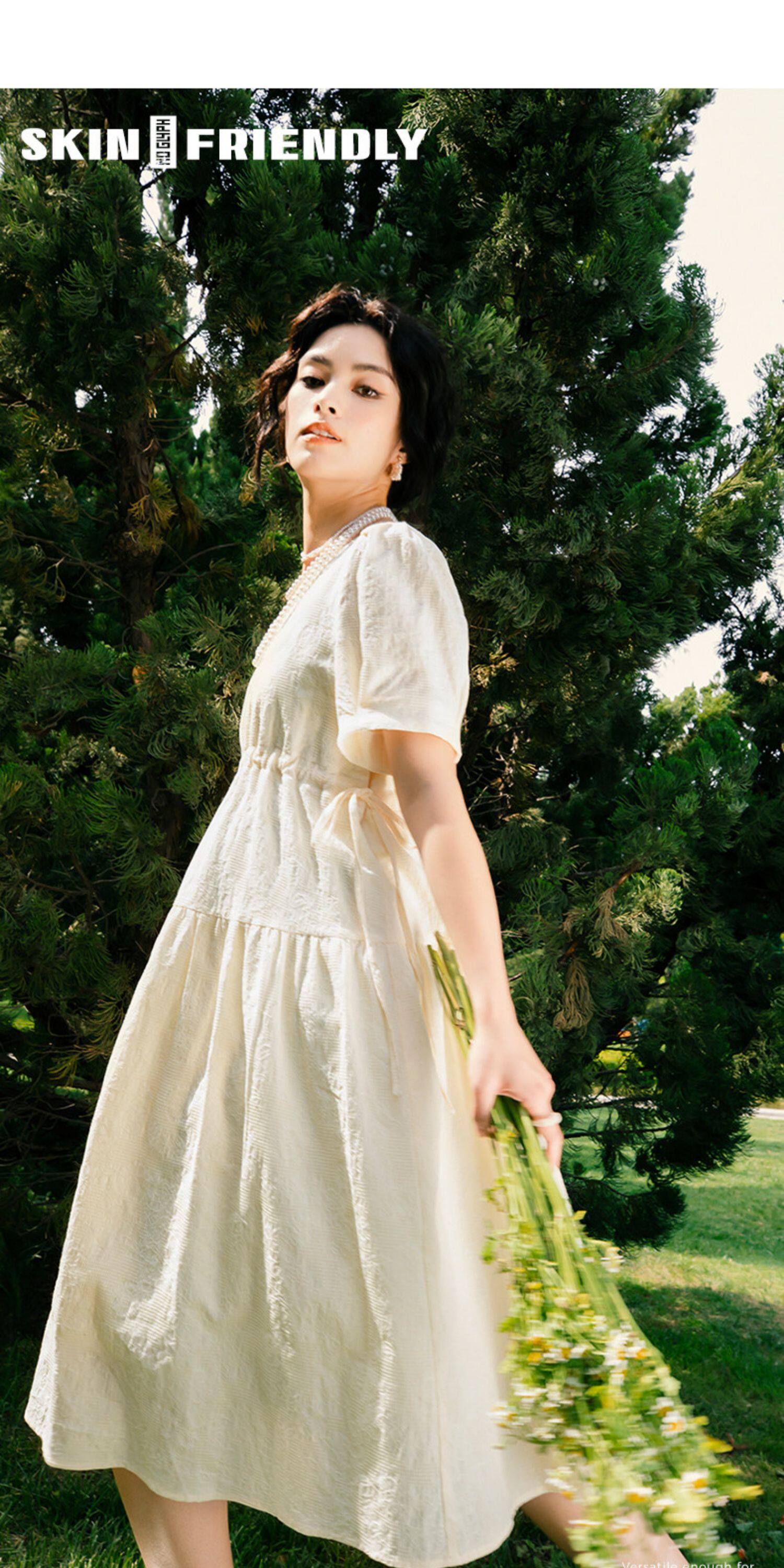 大码孕妇裙夏季2026新款夏装加肥码200斤纯棉宽松连衣裙高小个子 — 34