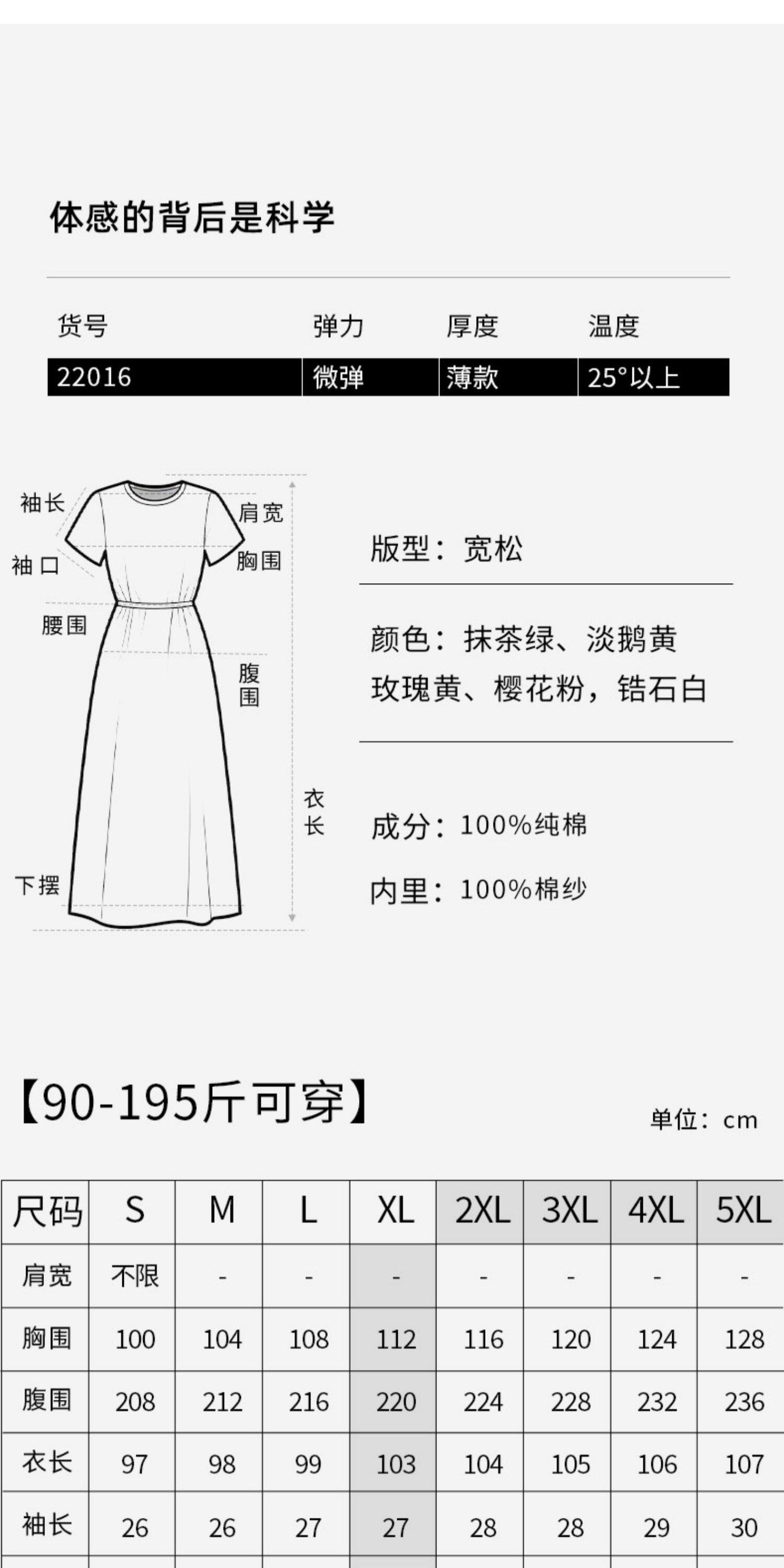 大码孕妇裙夏季2026新款夏装加肥码200斤纯棉宽松连衣裙高小个子 — 7