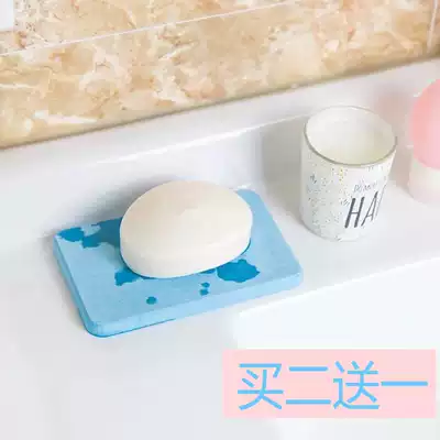 Diatomaceous Earth absorbent cushion cup dressing room sink soap rack washing Cup diatom mud sink drain cushion soap drag